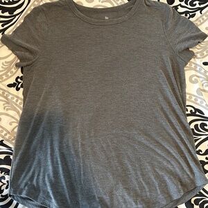 M SO Grey Crewneck Tee